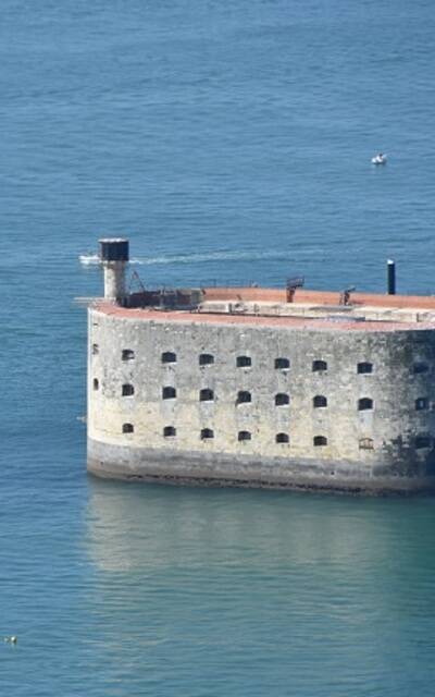 Aerial view of Fort Boyard - ©FDHPA17