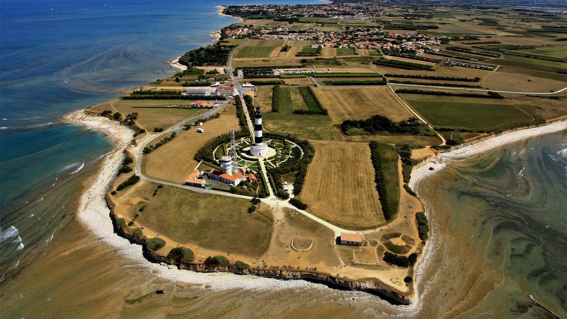 Vue aérienne de l'île d'Oléron - ©Philippe Laplace